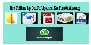 How To Share Zip, Doc, Pdf, Apk, and