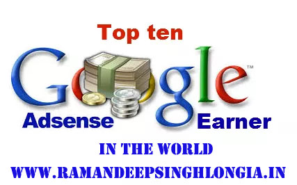 Google Adsense Top 10 Highest Earners – 2016